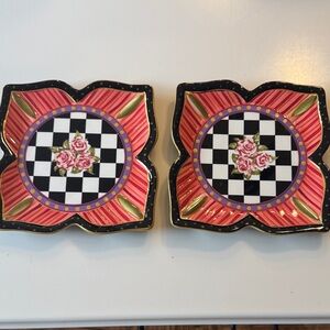 Amber Rose salad plates - set of 2